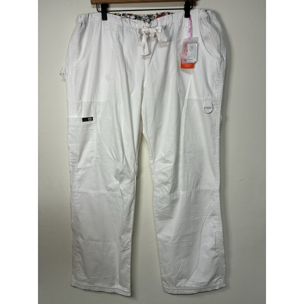 Koi 701 Lindsey Scrub Pants Women’s XL White NWT Nurse Medical
